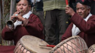 लद्दाख पर्वतीय विकास परिषद द्वारा परम पावन दलाई लामा के सम्मान में मध्याह्न भोज का आयोजन