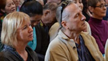 परम पावन दलाई लामा का डीयर पार्क समुदाय के लिए संबोधन