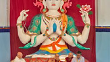 पोमाइया में परमपावन दलाई लामा का अंतिम दिन